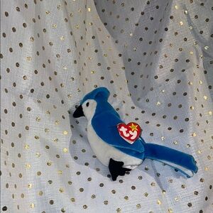 Ty Blue and White Bird Plush